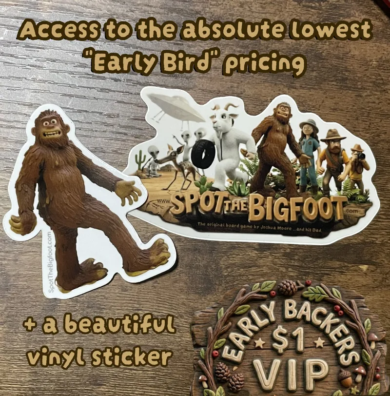 👣 Sticker + "Early Bird" VIP Discount Access